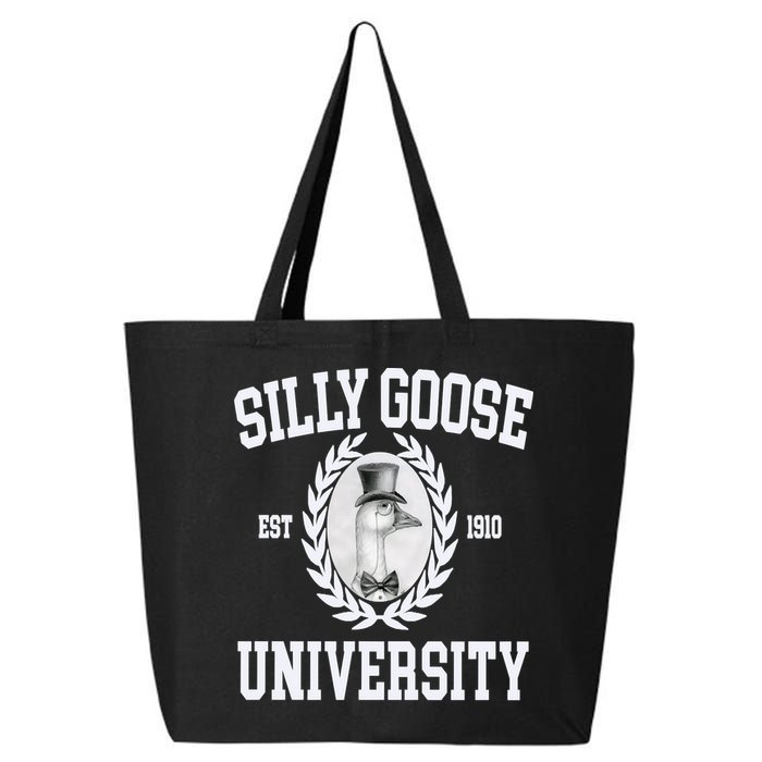 Silly Goose University Silly Goose Meme Costume 25L Jumbo Tote