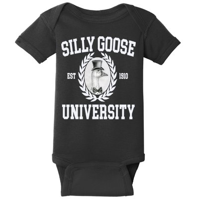 Silly Goose University Silly Goose Meme Costume Baby Bodysuit