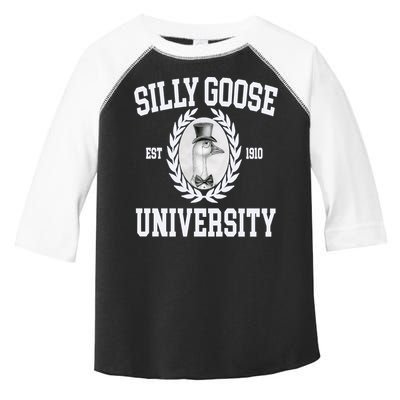 Silly Goose University Silly Goose Meme Costume Toddler Fine Jersey T-Shirt