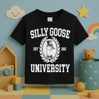 Silly Goose University Silly Goose Meme Costume Toddler T-Shirt