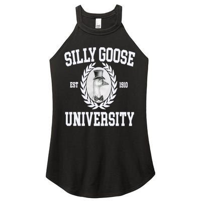 Silly Goose University Silly Goose Meme Costume Women's Perfect Tri Rocker Tank