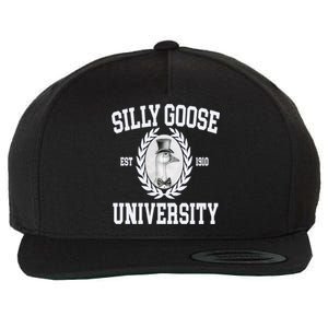 Silly Goose University Silly Goose Meme Costume Wool Snapback Cap