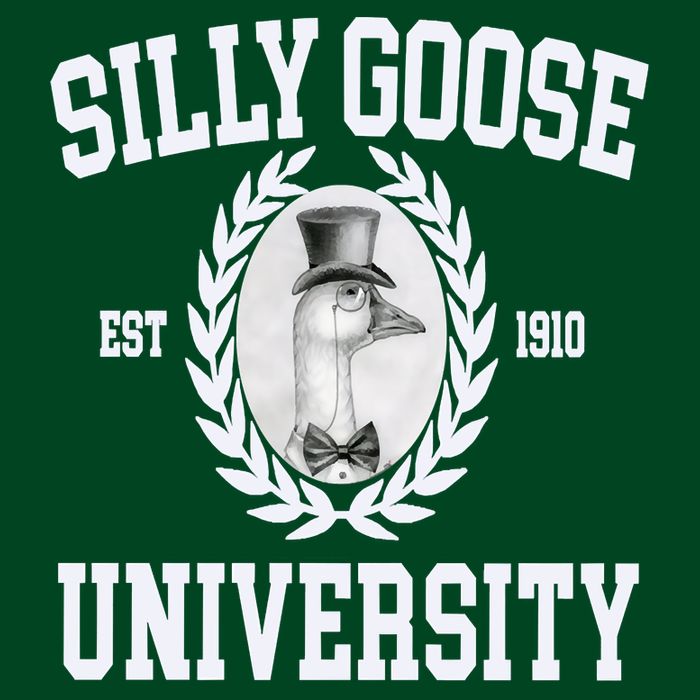 Silly Goose University Silly Goose Meme Costume Cooling Performance Crew T-Shirt