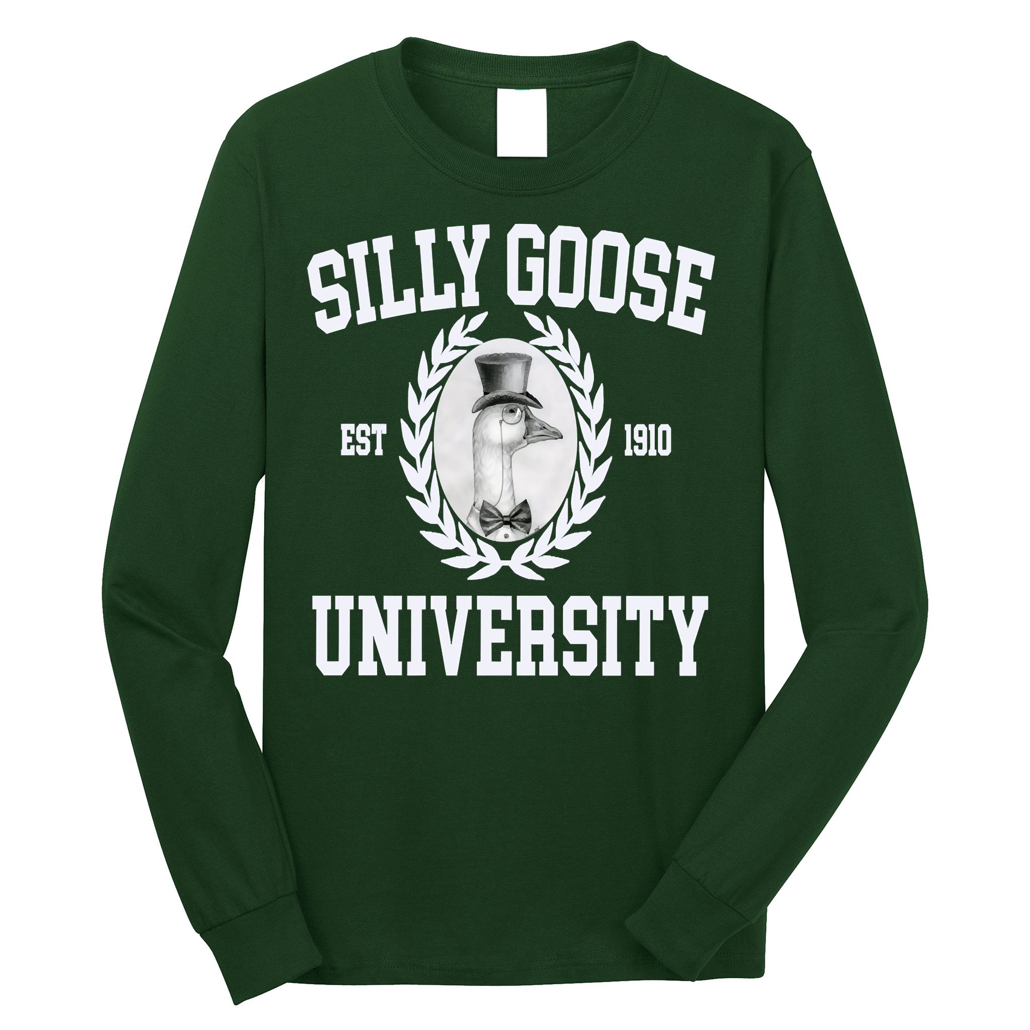 Silly Goose University Silly Goose Meme Costume Long Sleeve Shirt