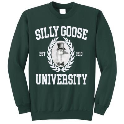 Silly Goose University Silly Goose Meme Costume Sweatshirt