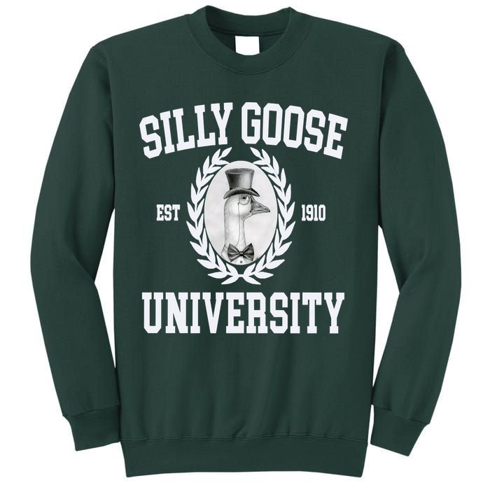 Silly Goose University Silly Goose Meme Costume Sweatshirt