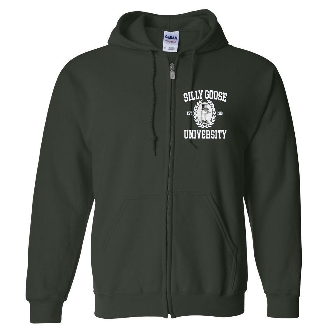 Silly Goose University Silly Goose Meme Costume Full Zip Hoodie