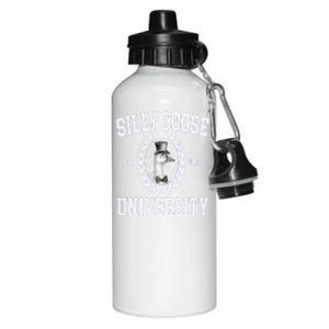 Silly Goose University Silly Goose Meme Costume Aluminum Water Bottle