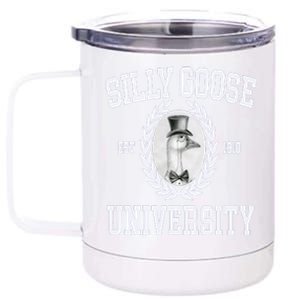 Silly Goose University Silly Goose Meme Costume 12 oz Stainless Steel Tumbler Cup