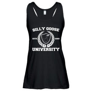 Silly Goose University Silly Goose Meme Funny Ladies Essential Flowy Tank