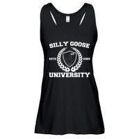 Silly Goose University Silly Goose Meme Funny Ladies Essential Flowy Tank