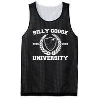 Silly Goose University Silly Goose Meme Funny Mesh Reversible Basketball Jersey Tank