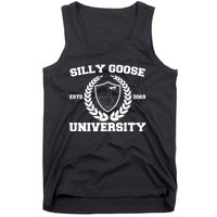 Silly Goose University Silly Goose Meme Funny Tank Top