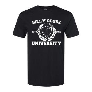 Silly Goose University Silly Goose Meme Funny Softstyle CVC T-Shirt