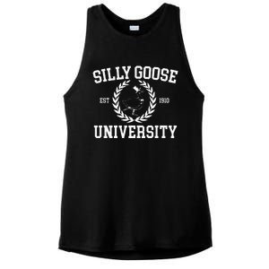 Silly Goose University Silly Goose Meme Costume Ladies PosiCharge Tri-Blend Wicking Tank