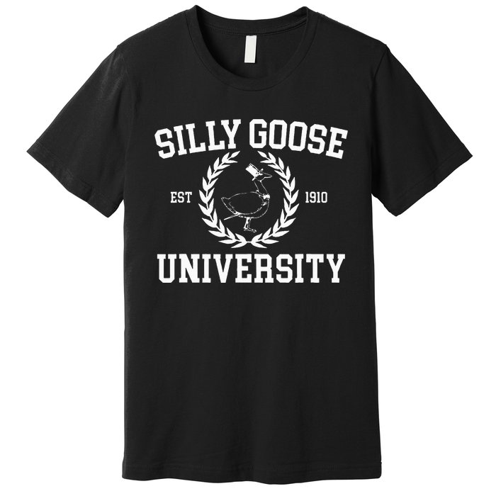 Silly Goose University Premium T-Shirt