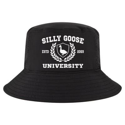 Silly Goose University Funny Meme School Bird Cool Comfort Performance Bucket Hat