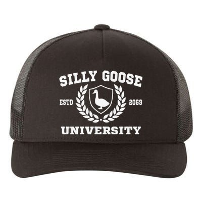 Silly Goose University Funny Meme School Bird Yupoong Adult 5-Panel Trucker Hat