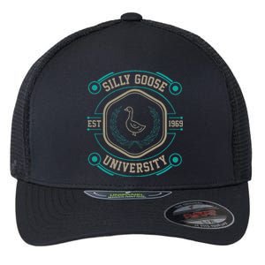 Silly Goose University Silly Goose Meme Flexfit Unipanel Trucker Cap