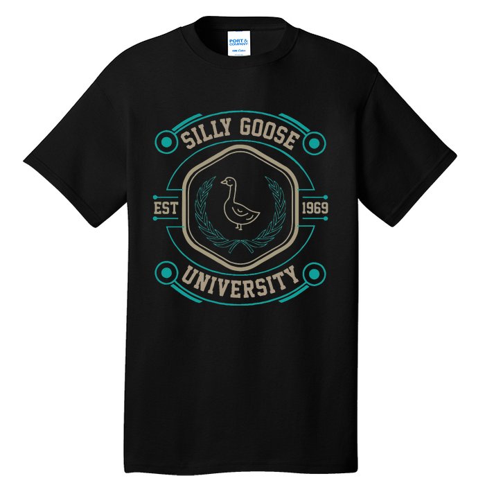 Silly Goose University Silly Goose Meme Tall T-Shirt