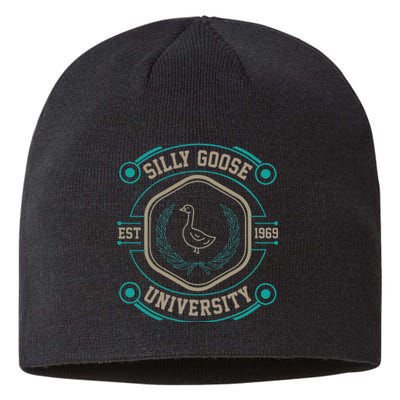 Silly Goose University Silly Goose Meme Sustainable Beanie