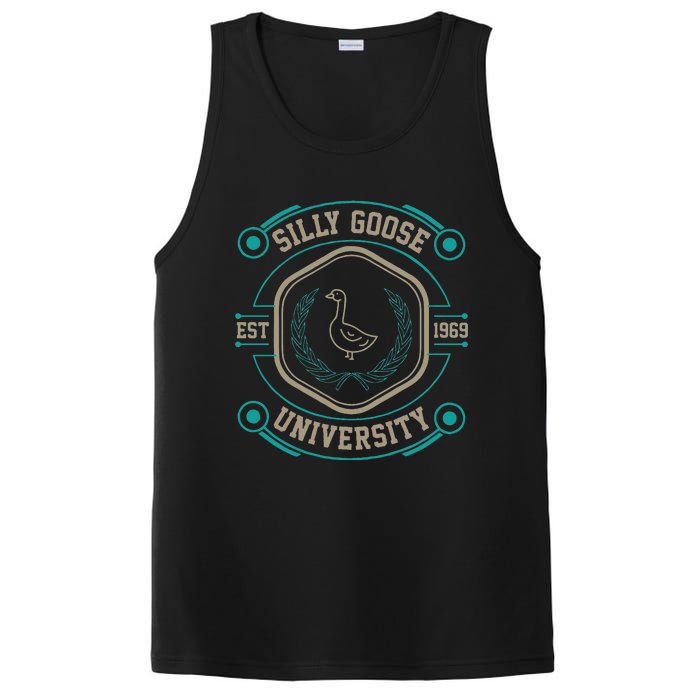 Silly Goose University Silly Goose Meme PosiCharge Competitor Tank