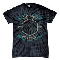 Silly Goose University Silly Goose Meme Tie-Dye T-Shirt