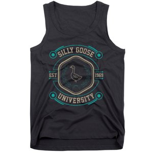 Silly Goose University Silly Goose Meme Tank Top