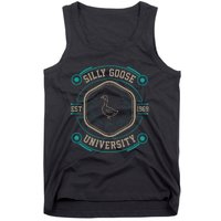 Silly Goose University Silly Goose Meme Tank Top