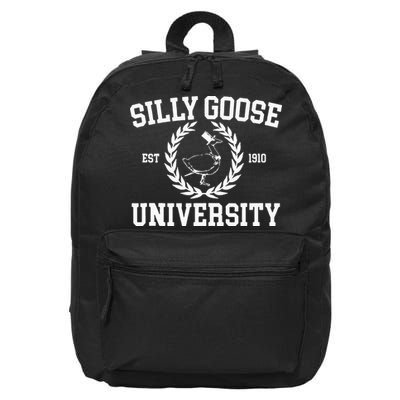 Silly Goose University Silly Goose Meme 16 in Basic Backpack