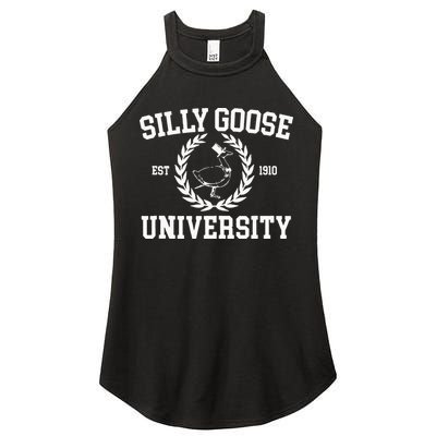 Silly Goose University Silly Goose Meme Women's Perfect Tri Rocker Tank