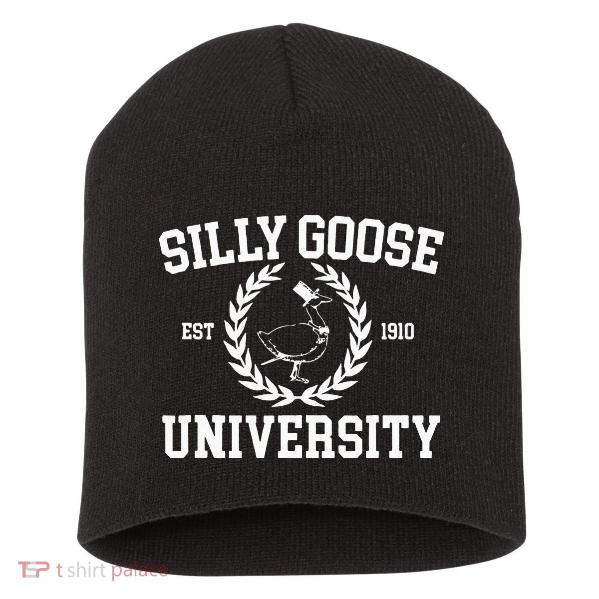 Silly Goose University Silly Goose Meme Short Acrylic Beanie