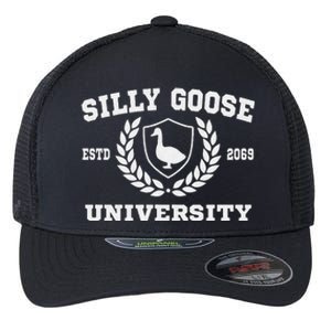 Silly Goose University Funny Meme School Bird Sweatshirt Flexfit Unipanel Trucker Cap