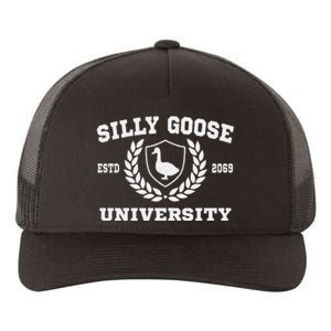 Silly Goose University Funny Meme School Bird Sweatshirt Yupoong Adult 5-Panel Trucker Hat