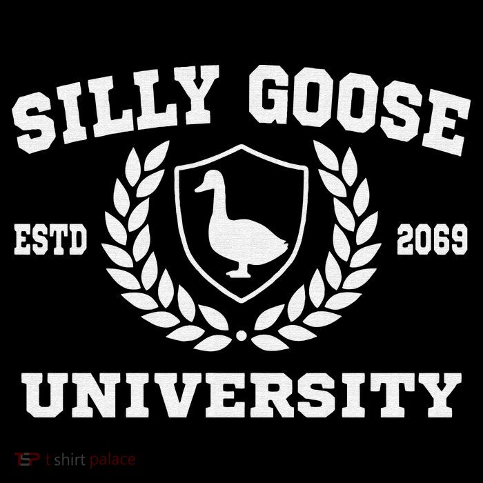 Silly Goose University Funny Meme School Bird Sweatshirt Zip Tote Bag