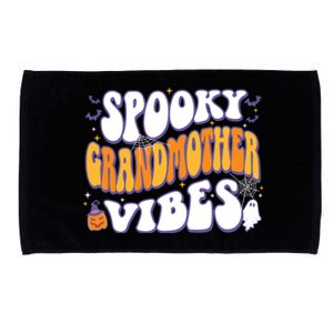 Spooky Grandmother Vibes Halloween Gift Microfiber Hand Towel