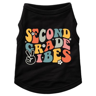 Second Grade Vibes Team 2nd Grade Groovy Back To School Doggie Tank
