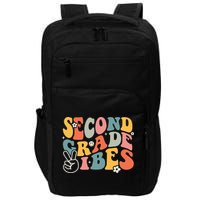 Second Grade Vibes Team 2nd Grade Groovy Back To School Impact Tech Backpack