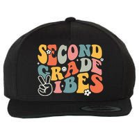 Second Grade Vibes Team 2nd Grade Groovy Back To School Wool Snapback Cap