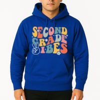 Second Grade Vibes Team 2nd Grade Groovy Back To School Hoodie