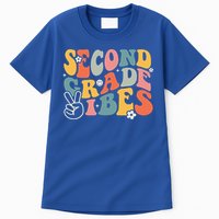 Second Grade Vibes Team 2nd Grade Groovy Back To School Tall T-Shirt