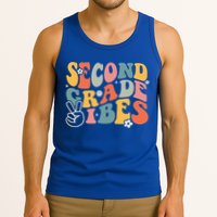 Second Grade Vibes Team 2nd Grade Groovy Back To School Tank Top