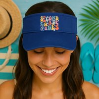 Second Grade Vibes Team 2nd Grade Groovy Back To School Visor