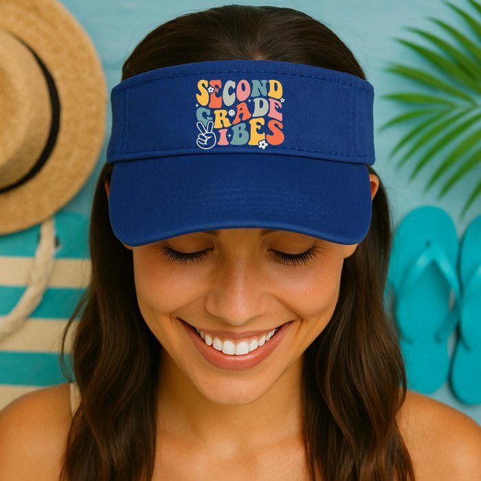 Second Grade Vibes Team 2nd Grade Groovy Back To School Visor