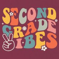 Second Grade Vibes Team 2nd Grade Groovy Back To School 16oz Travel Tumbler