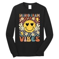 Second Grade Vibes 2nd Grade Retro Teacher 1st Day Of School Long Sleeve Shirt