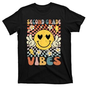 Second Grade Vibes 2nd Grade Retro Teacher 1st Day Of School T-Shirt