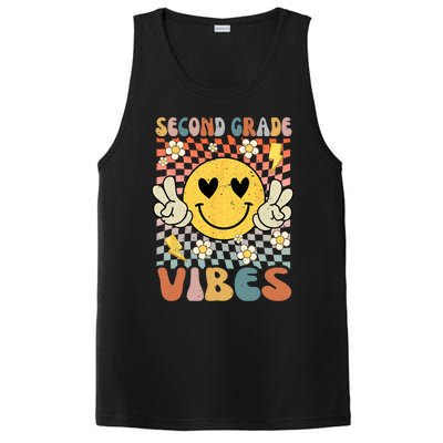 Second Grade Vibes 2nd Grade Retro Teacher 1st Day Of School PosiCharge Competitor Tank