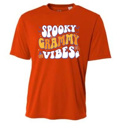 Spooky Grammy Vibes Halloween Gift Cooling Performance Crew T-Shirt