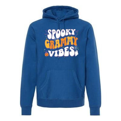 Spooky Grammy Vibes Halloween Gift Premium Hoodie